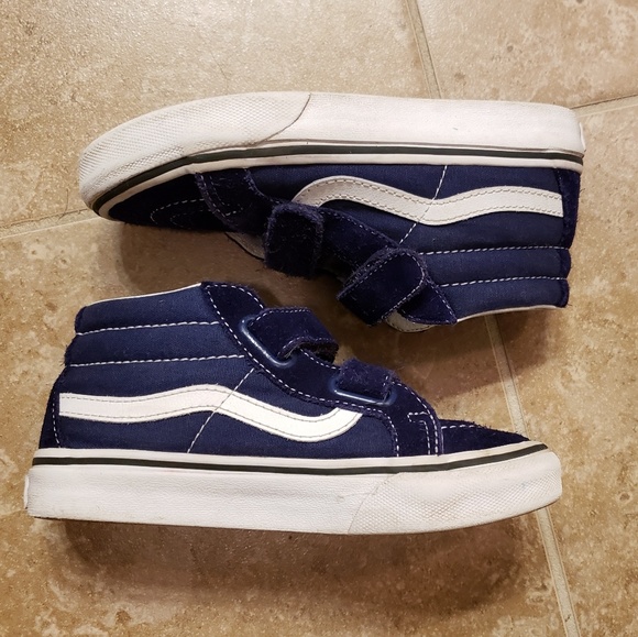 vans velcro high tops